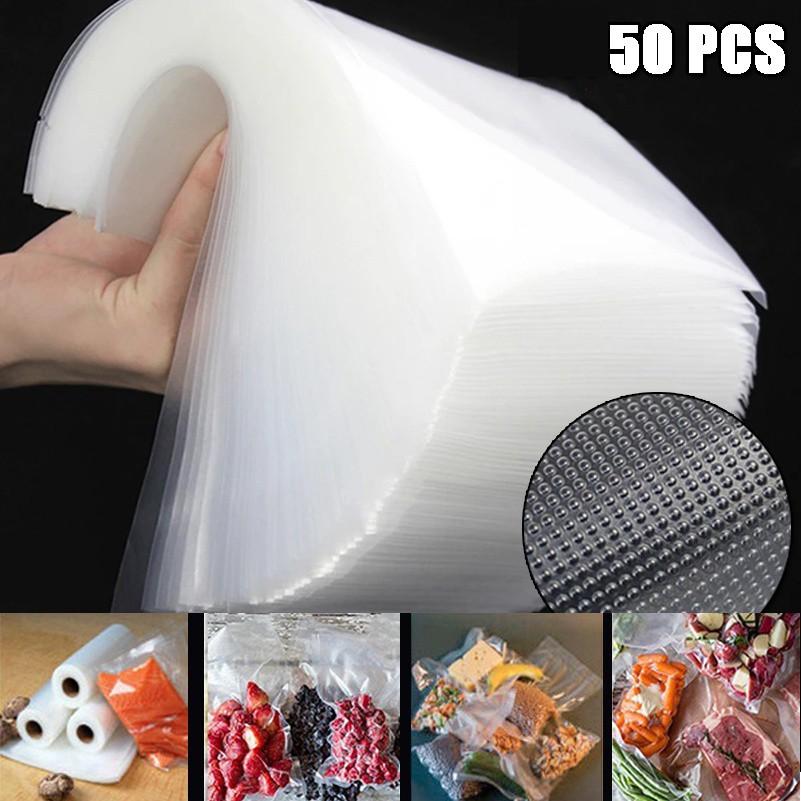 50 шт. кухонные вакуумные пакеты для еды для Sous Vide, сумка для хранения продуктов питания, вакуумные упаковочные пакеты, кухонные аксессуары