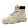Зимние новые мужские ботильоны, зимние ботинки, меховые плюшевые теплые уличные кроссовки, ботинки, мужские классические модные ботинки-дезерты, повседневные ботинки, Botas Hombre