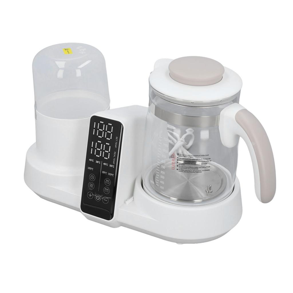 2 в 1 подогреватель детского молока с интеллектуальной термоизоляцией, подогреватель бутылочек, пароварка, тушитель с емкостью 1200 мл