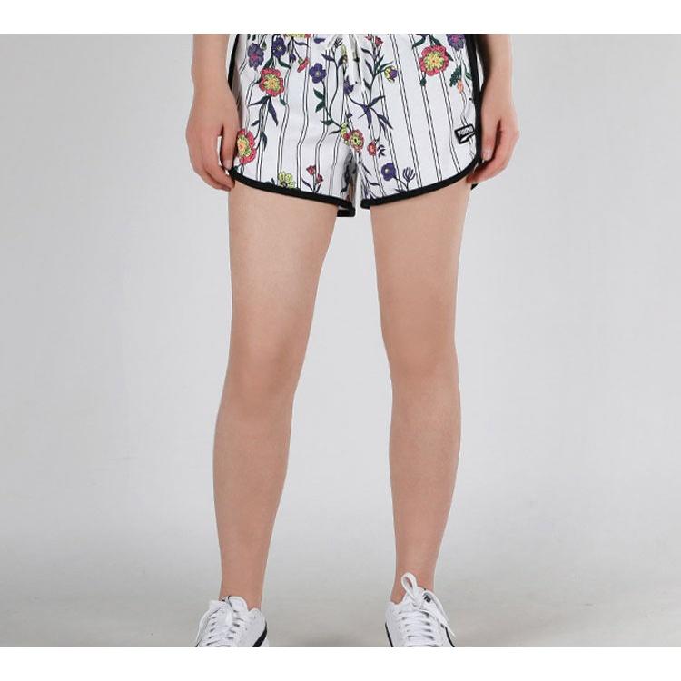 (WMNS) PUMA Casual Sports Lacing Flowers Knit Shorts White Women's 597467-02