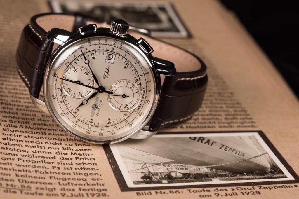 ZEPPELIN ZEPPELIN Watch 100th Anniversary Ivory Dial 86701 Men's