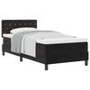 Box Spring Bed with Mattress Black 90 x 200 cm Velvet