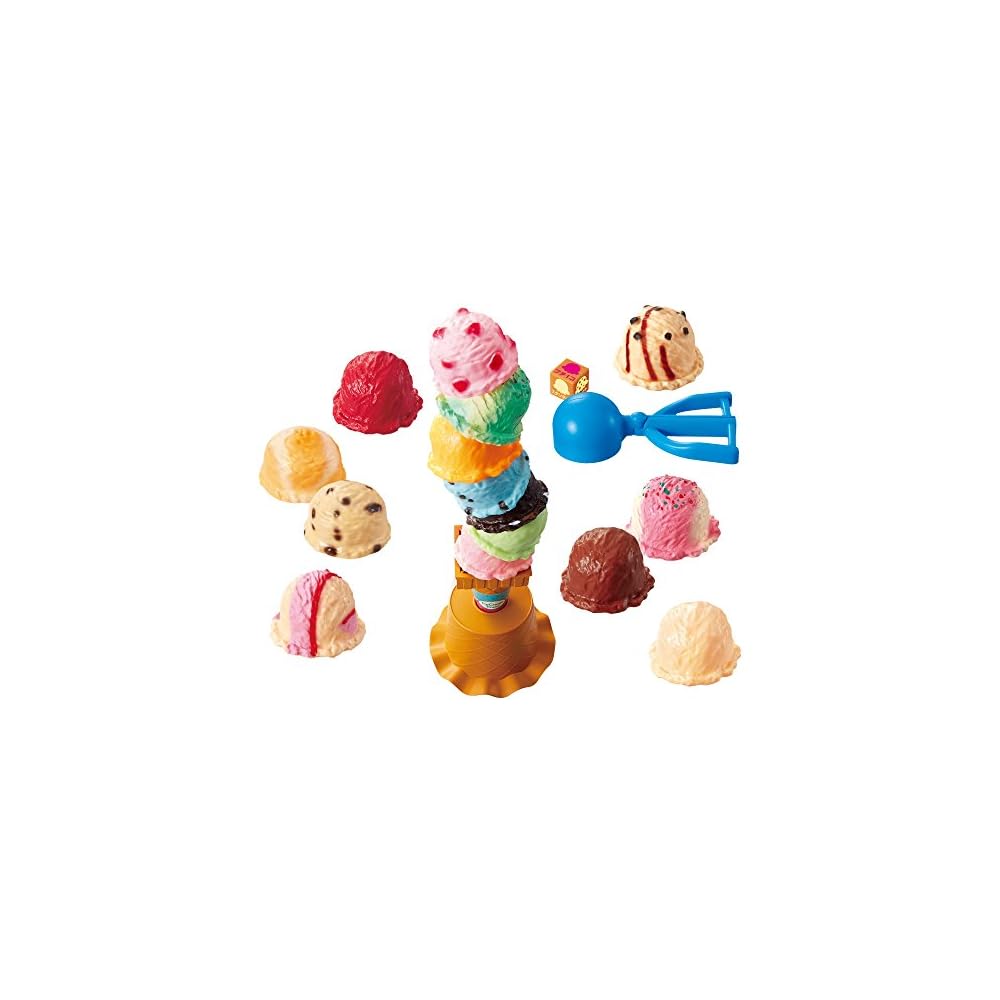 EPOCH Ice Cream Tower Toy with 3 ST Mark Certification for Ages 4 and Up, 1-4 Players