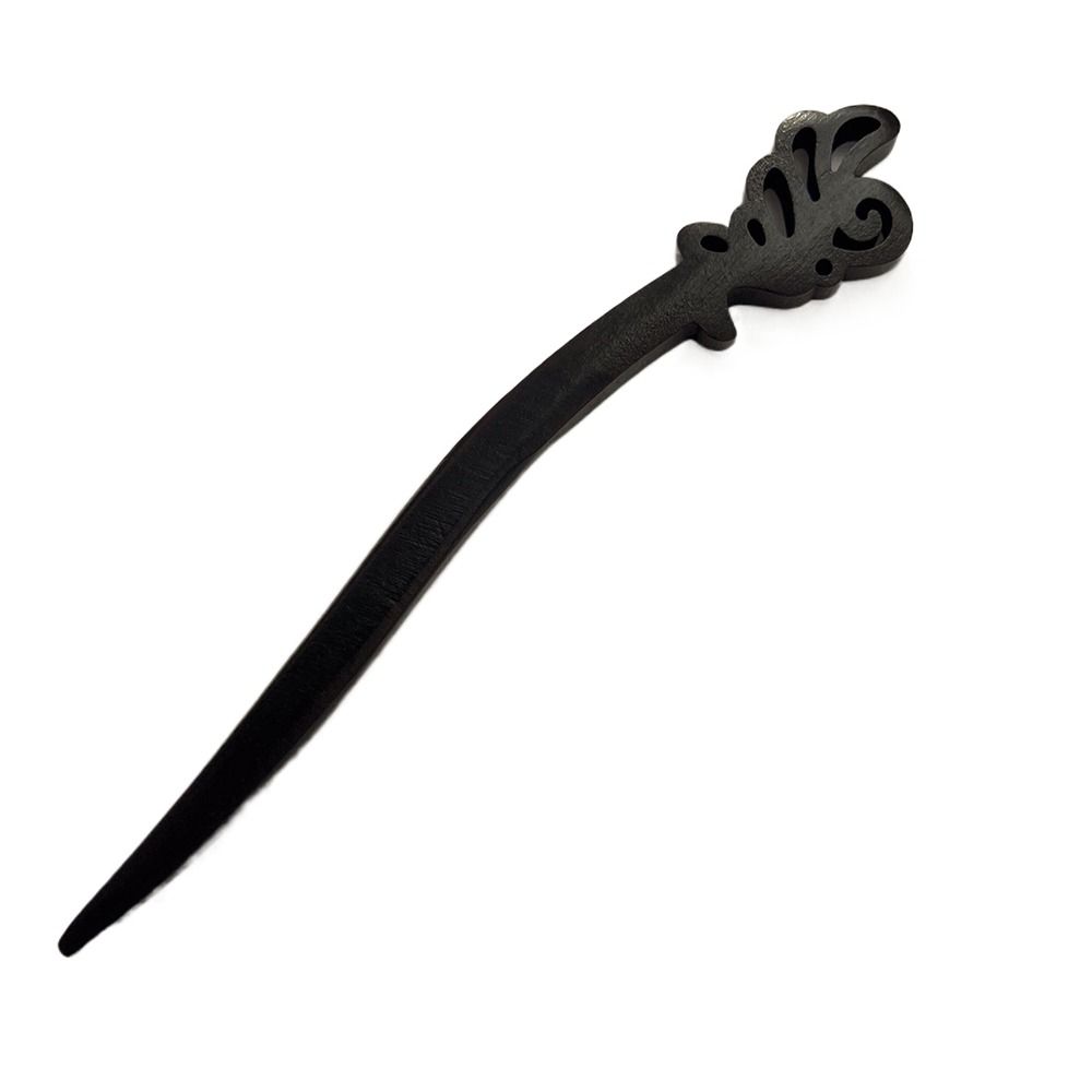 Ladies Women Carved Hanfu Hairpins Hair Accessories Chinese Style Hair Fork Wooden Hair Sticks