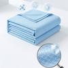 Thin Summer Cooling Blanket Rhomboid Pattern Sofa Throw Blanket Household Summer Quilt  Children