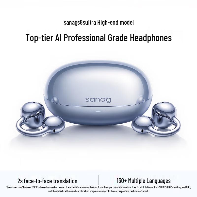 SANAG S8S Ultra Наушники-переводчик с открытым дизайном и ИИ