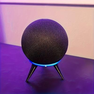1 шт. Умная колонка Echo Dot Четвертого поколения Стенд Хранение Подставка для демонстрации Пластиковая Черная Настольная подставка Декор