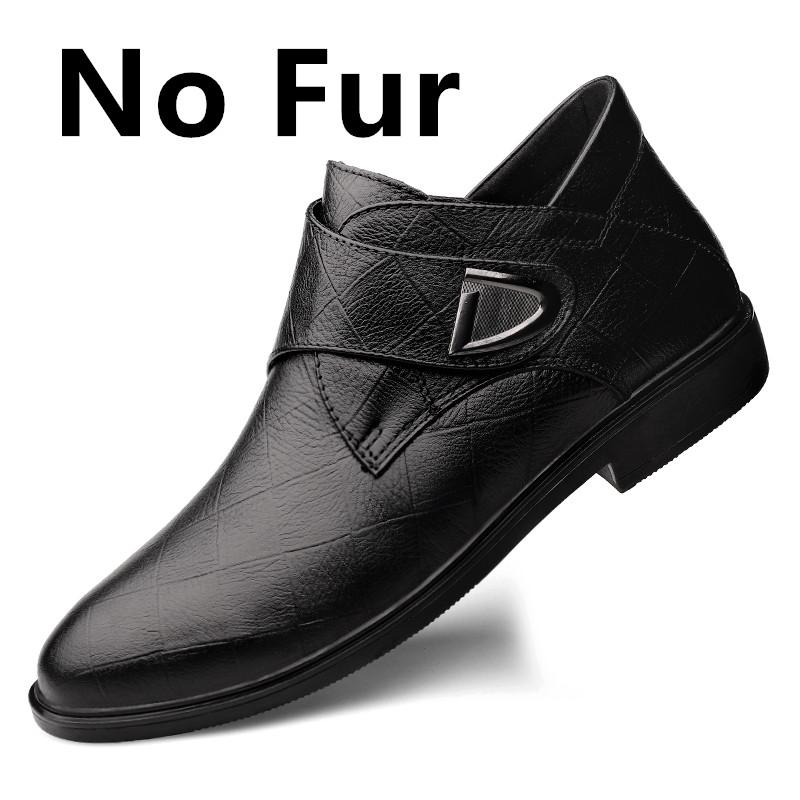 Зимние мужские ботинки Chelsea British Style Black Solid Boots Derby Leather Fashion High Top Highscale Motorcycle Shoes