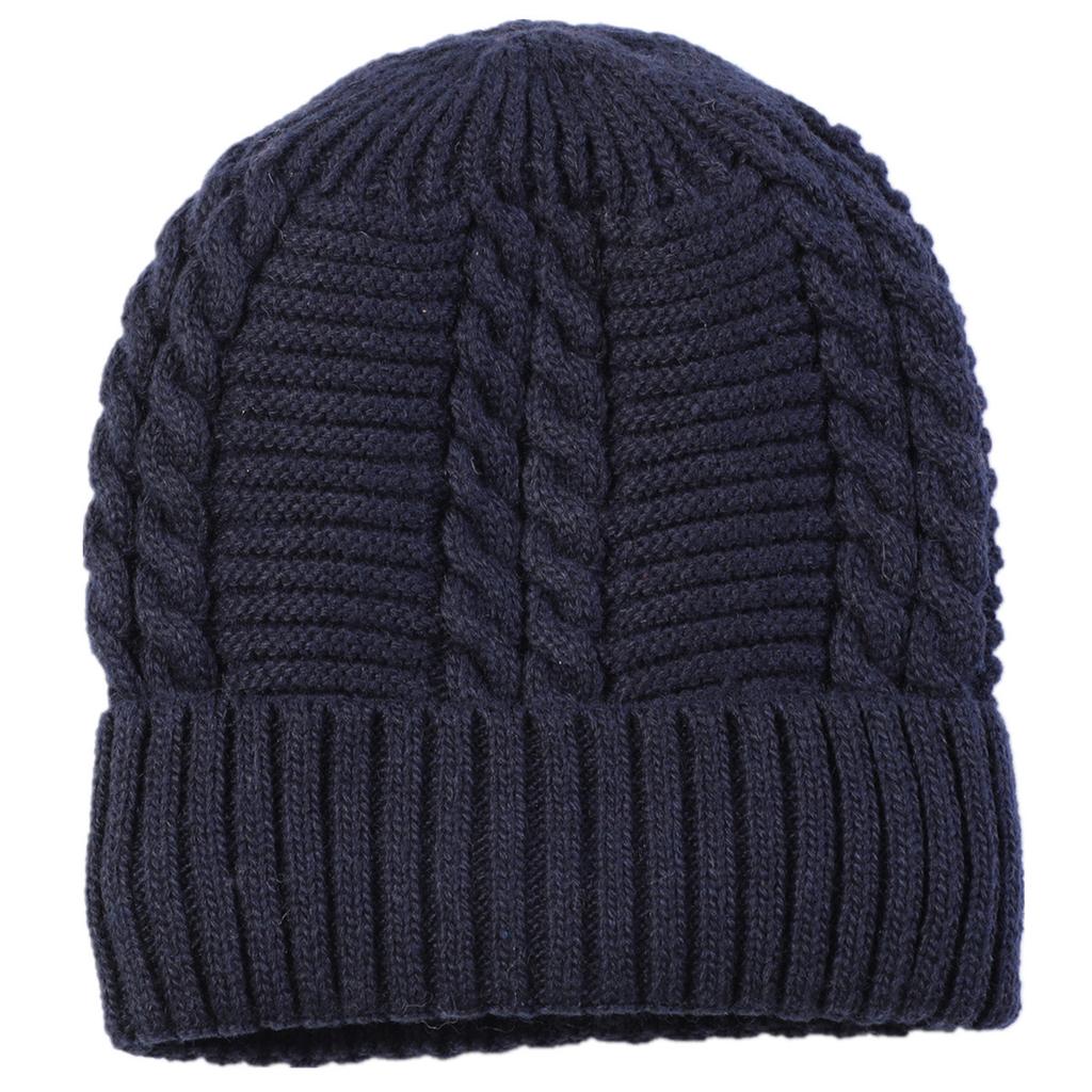 New Style Twisted Wool Woolen Cap Cycling Ear Protection Cap Fleece Thickened Knitted Warm Pullover Cap