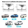DCBLH1 Automobile Windshield Sunshade Upgraded Sun Umbrella For Alfa Romeo giulia stelvio giulietta 159 147 156 166 Car Accessories