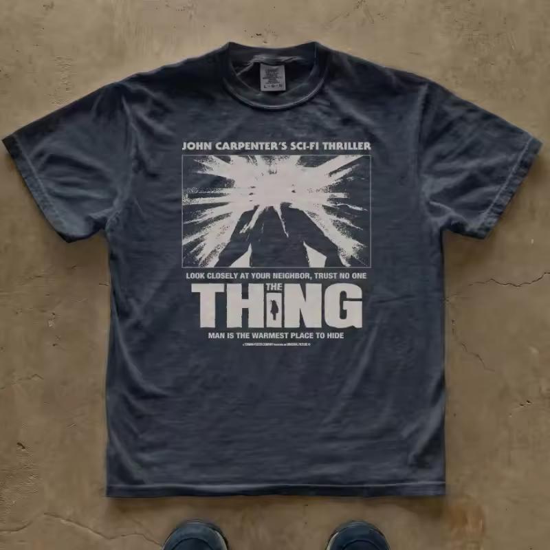 The Thing Movie Poster T-shirt | John Carpenter Horror Film Tee
