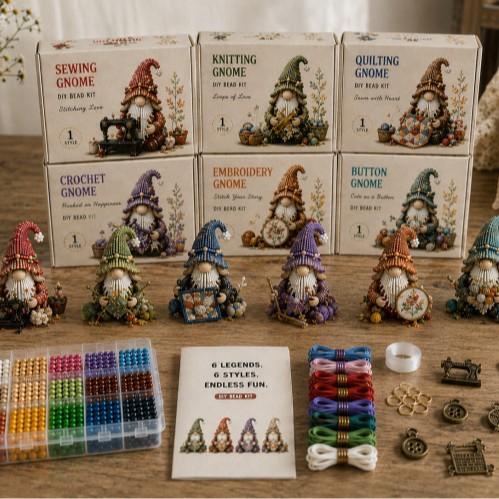 New 3D Beaded Figurine Kit Ideal DIY Gift Set with Beautiful Packaging for Craft Lovers