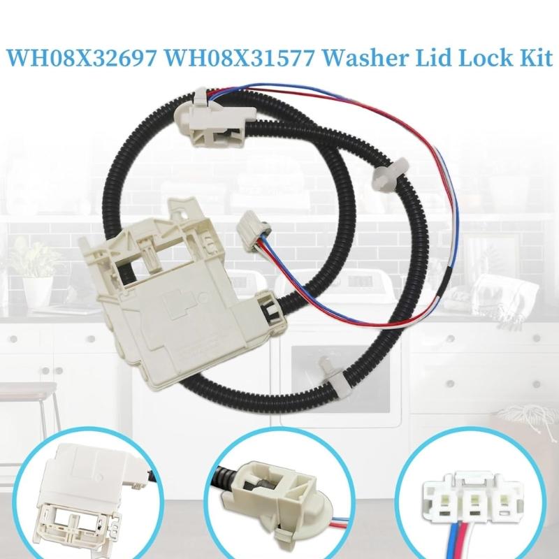 Washing Machine Lid Lock Washing Machine Repair Set Washer Maintenance Set Washing Machine Assembly for Secure Closure