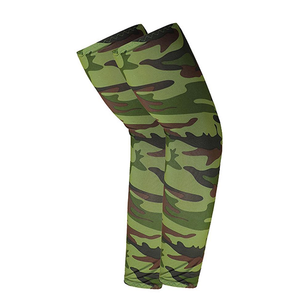 Exposed thumb Running Summer Cooling Basketball Arm Sleeves Arm Cover Sun Protection Outdoor Sport