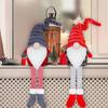 Cute Christmas Faceless Doll Handmade Gnomes Elf Dolls Leg Hanging Doll Ornament  Gift