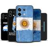 Чехол с флагом Аргентины для Xiaomi Redmi Note 13 11 9 10 12 Pro Plus 9S 10S 11S 12S Redmi 13C 9C 10C 12C