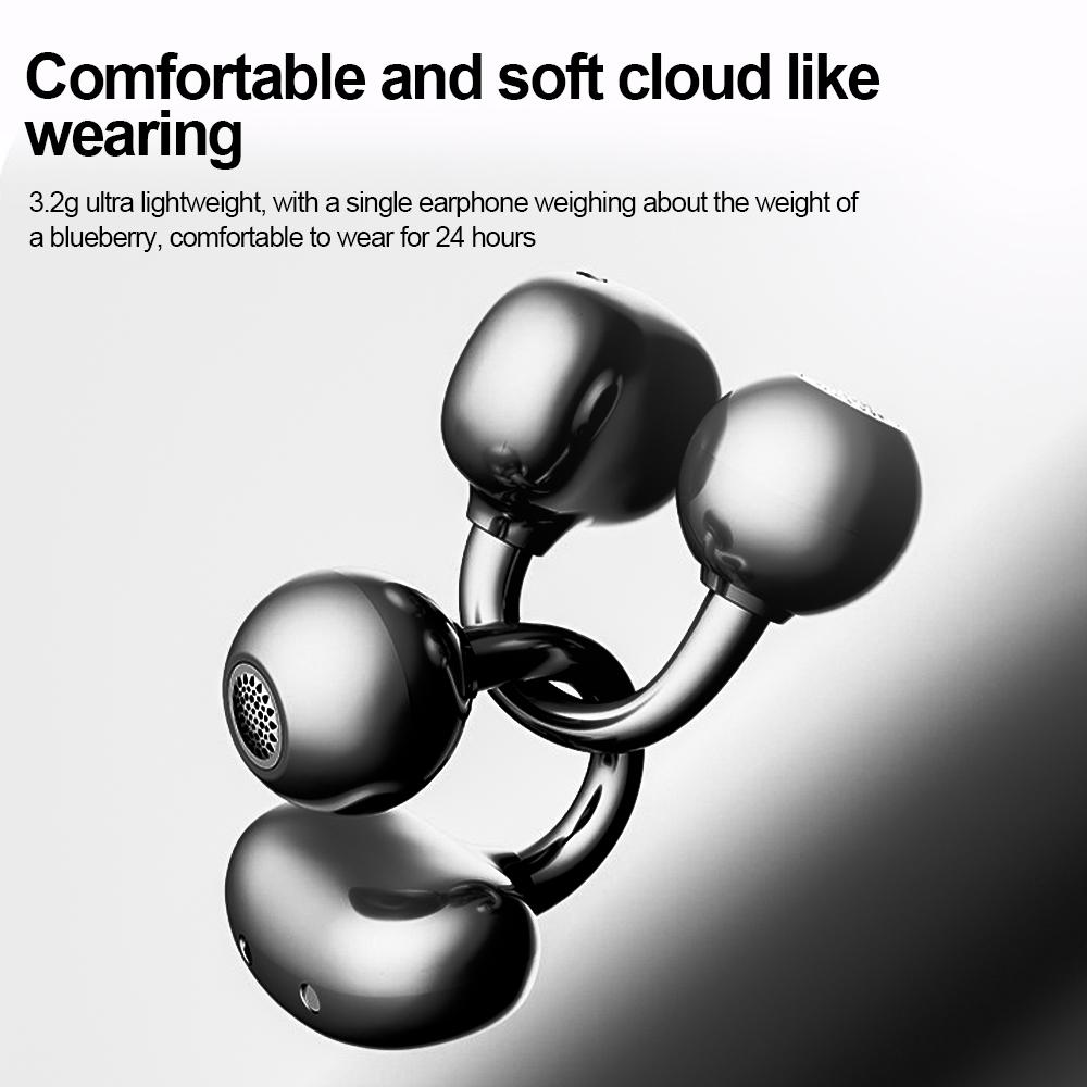 Беспроводные Bluetooth 5.4 Наушники с ушным креплением Водонепроницаемые Спортивные Гарнитуры Шумоподавление Hi-Fi Стерео Вкладыши для Смартфонов