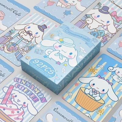 Товары с фотокарточками Sanrio LOMO Иллюстрация Фотокарточка 60 шт. + Мини-наклейки 32 шт., Cinnamoroll, 1 шт.