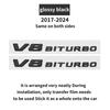 3D ABS Letters Sticker C200 C300 C43 C63S Car Badge for Mercedes-Benz C CLASS W205 W206 W204 S205 C205 Tail Emblem Logo NY2 