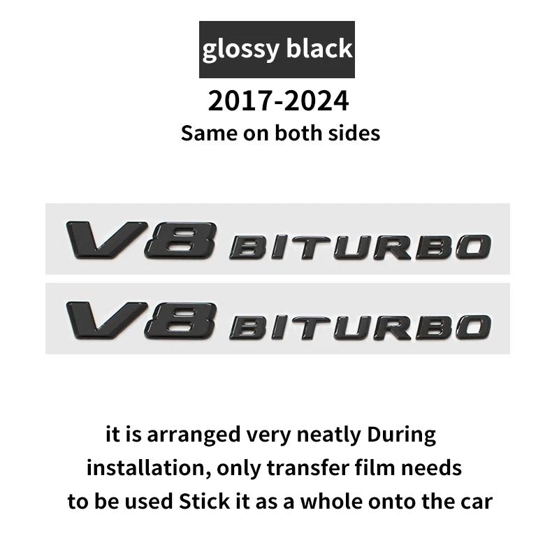 3D ABS Letters Sticker C200 C300 C43 C63S Car Badge for Mercedes-Benz C CLASS W205 W206 W204 S205 C205 Tail Emblem Logo NY2