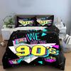 Cassette tapes and geometric shapes. Bedding sets Duvet cover sets Duvet covers Pillowcases(1 * Duvet Cover 2 * Pillowcases without duvet insert)