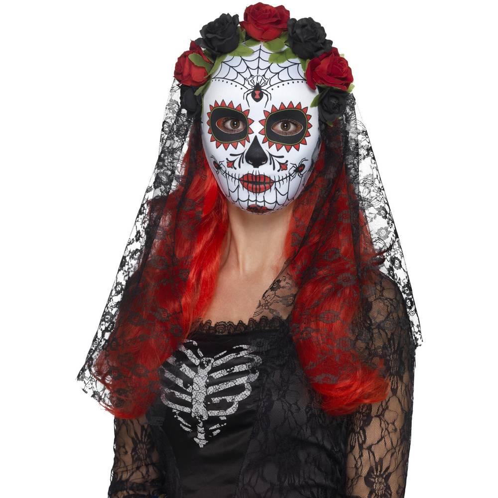 Smiffys Womens/Ladies Day Of The Dead Costume Accessory Set