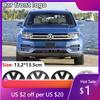 For VW 2025 Hot 1/2 PCS Volkswagen Car Front Grille Badge Car Front Badge Trunk Badge Decoration for Volkswagen Accessories Golf