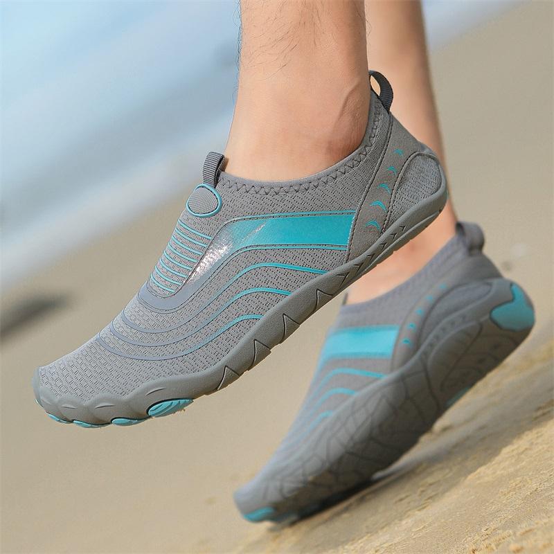 Quick Dry Men Barefoot Water Shoes Breathable Women Swimming Aqua Shoes Elastic Soft Sole Beach Water Shoes for Surfing Boating