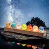 Fantasy Colorful Glass Star Ball Luminous Planet Astronomy Planets Ball Fantastic Style Home Decoration Cosmic Model Gift