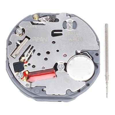 VD77A Кварцевый механизм с 2 стрелками, 24-часовой стрелкой, указателем недели и даты, механизм VD77 с электронными аксессуарами для часов