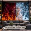 Burnley Football Personalized Tapestry Support Custom Name, Wall Art Home Decoration