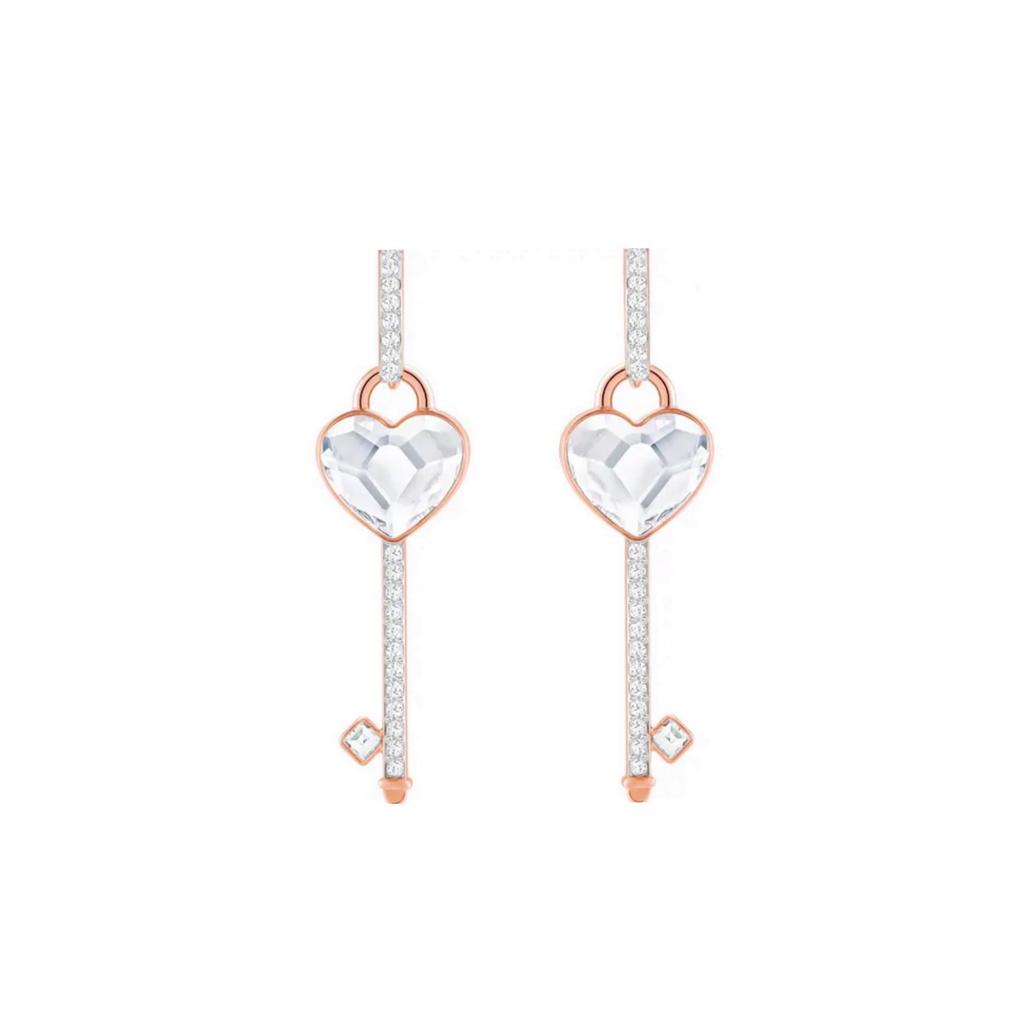 Swarovski Melt Your Heart Earrings Womens Silver