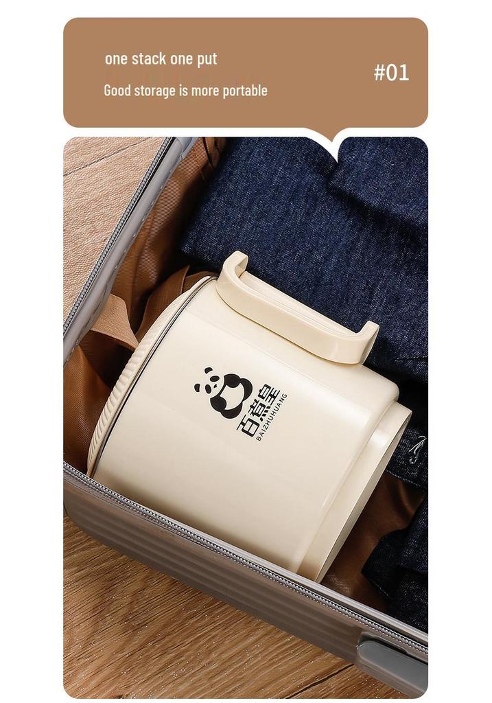Portable Electric Kettle: Foldable, Multifunctional, Dual-Use for Home and Outdoor Water Boiling