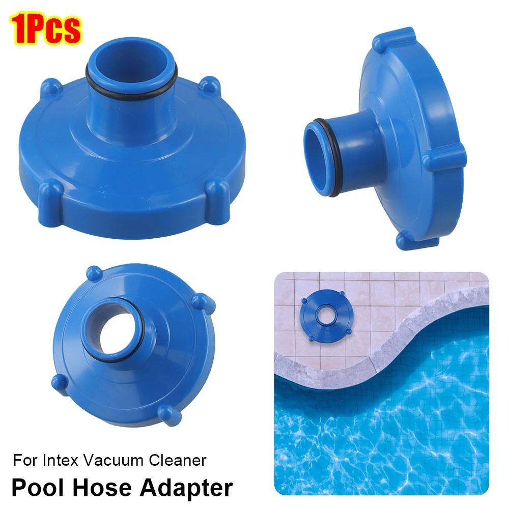 1Pcs Blue Pool Hose Adapter Easy Installation Hose Connection Adapter  For Intex Vacuum Cleaner