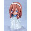 Nendoroid The Quintessential Quintuplets Мику Накано Свадебное платье Ver. Немасштабная подвижная фигурка, раскрашенная пластиком