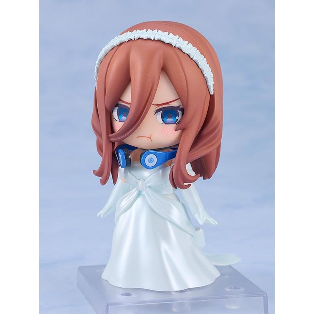 Nendoroid The Quintessential Quintuplets Мику Накано Свадебное платье Ver. Немасштабная подвижная фигурка, раскрашенная пластиком