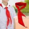 Cotton Triangle Towel Scarf 120cm Young Pioneer Scarves Classic Red Tie Choker  School Supplies