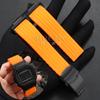Для G-SHOCK Casio Ремешок GM-5600 DW5600/DW5610 GM-110 gw-6900 резиновый ремешок для часов Спортивный силиконовый с адаптером из нержавеющей стали 16 мм