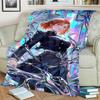 Soft Warm Jujutsu Kaisen Flannel Blanket for Bedrooms, Sofas, Beds, Chairs, Picnics and Travel