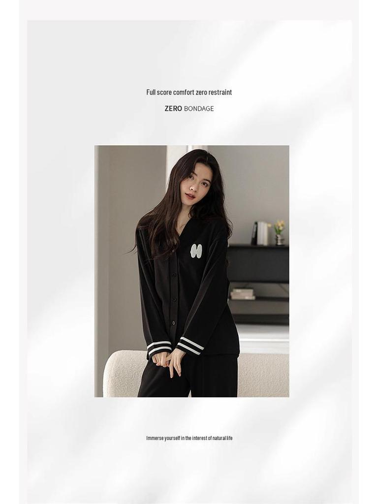 Женская пижама из 100% хлопка с длинным рукавом, 2025: Идеально для осени, зимы и весны, можно носить на улице, домашняя одежда из 100% хлопка в стиле кимоно