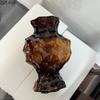 Необычная фактурная стеклянная ваза Декоративная композиция из цветов Настольное украшение Цветочные горшки Цветочные вазы Эстетичный декор для комнаты