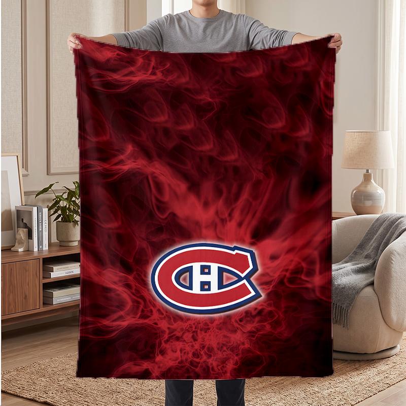 Montreal Canadiens Soft Warm Flannel Blankets Comfortable Blanket for Home Decoration Gifting
