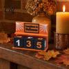 Spooky Holiday Countdown Display Halloween Calendar Block, 3D Printed Advent Calendar, Daily Coffee Table Centerpiece Count Down to Decor for Mantel,