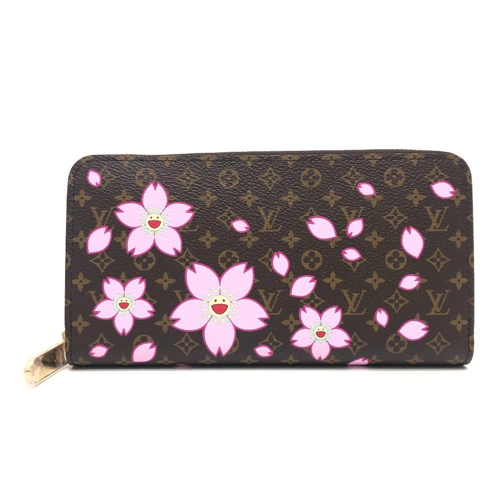 Louis Vuitton M13433 Murakami Takashi Monogram Zippy Wallet Cherry Blossom