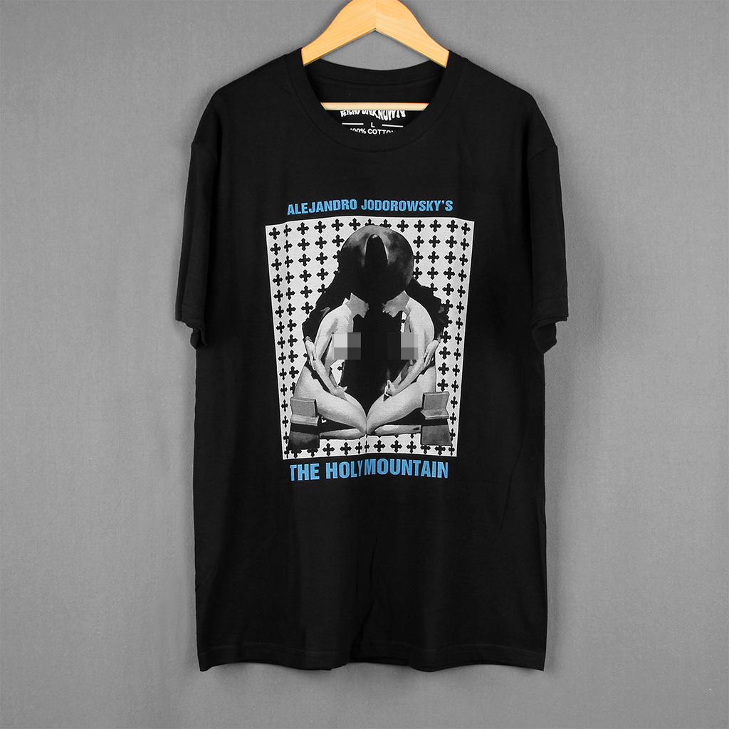 The Holy Mountain T-Shirt Jodo 70S Cult Movie The Gopher Sandglas Washed Cool Summer Men Women Short Sleeves Tee Shirt