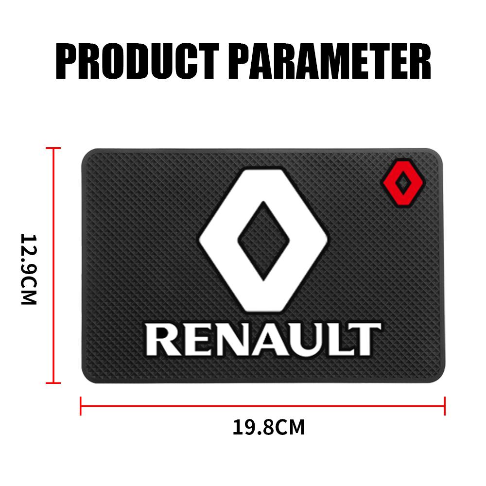 Car Dashboard Anti-slip Mat Cell Phone Non Slip Silicone Pad for Renault Kwid Clio Megane DACIA Fluence Loguna Duster Logan ZOE R111