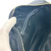 CHANEL vintage Bicolole Clutch Bag Makeup Pouch Cosmetics Pouch Leather Black