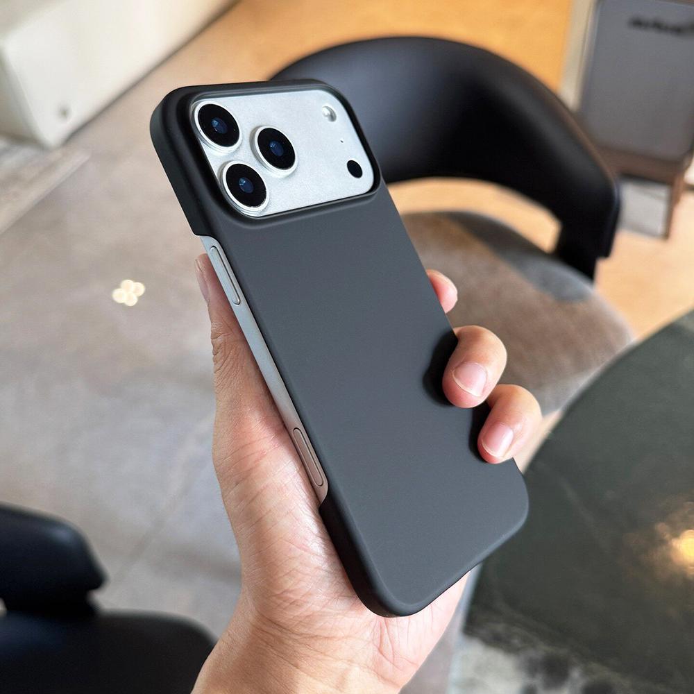 Полуобернутый Жесткий Чехол Для Для Iphone 17 Air 17E 16 16E 1 14 Plus 13 Mini Pro Max Цветная Безрамочная Ультратонкая Задняя Крышка