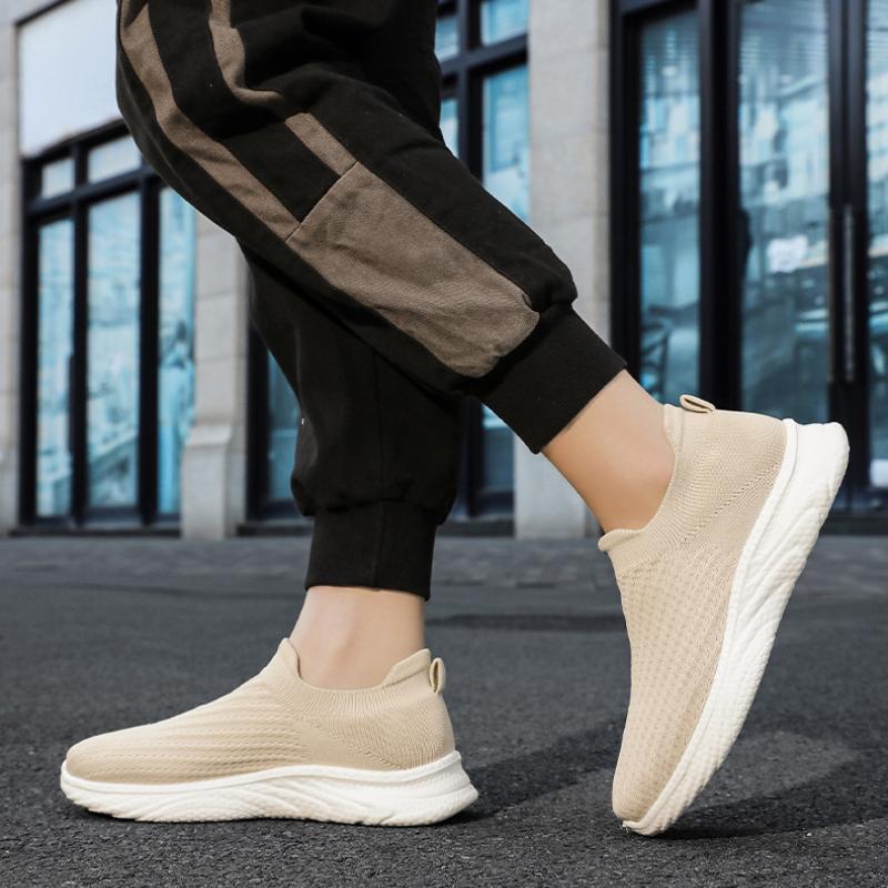 Летние мужские кроссовки сетчатые дышащие мужские повседневные туфли мужские мокасины без застежек мягкие удобные мужские кроссовки Tenis Hombres