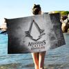 Игра A-Assassins C-Creeds Микрофибровое пляжное полотенце Впитывающее Быстросохнущее Мягкое Для йоги Плавание Курорт Полотенце для альпинизма